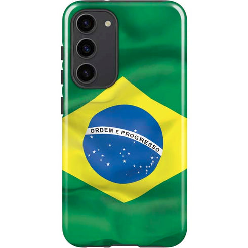 Brazil Flag Galaxy S23 Plus Pro Case
